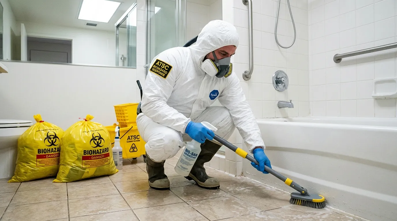 Decontamination equipment deployed for Blood Cleanup in Hidden Valley Lake